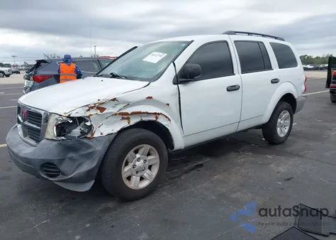 2007 Dodge Durango Sxt из США, поврежденный, VIN 1D8HD38K07F556543